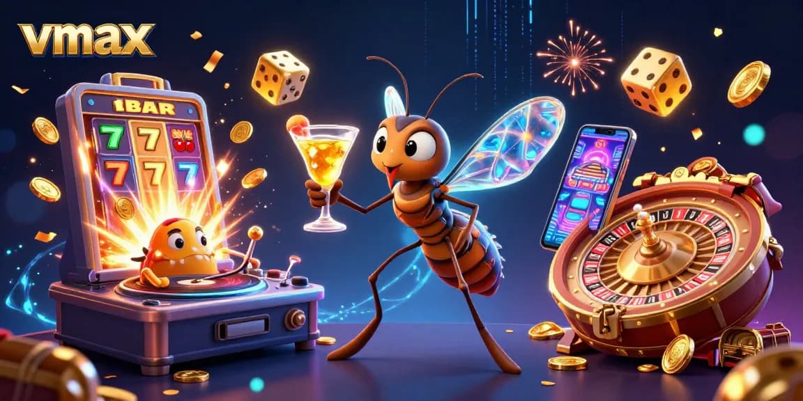 Experience the thrill of vmax casino games with vibrant characters and jackpot excitement.