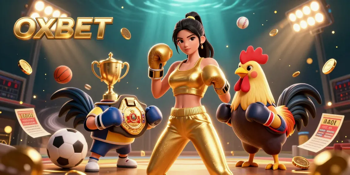 Engage with OXBET sports betting action featuring dynamic characters and immersive elements.
