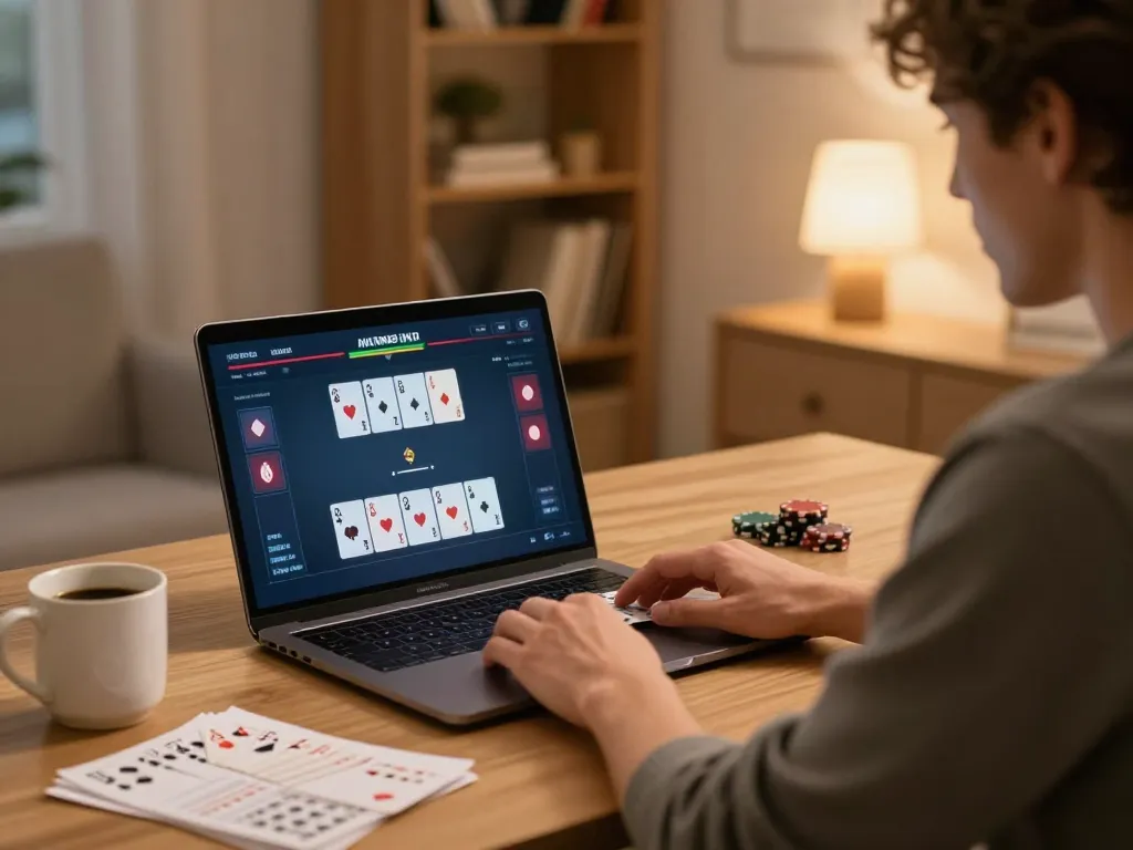 Play KK55 Game strategically with an immersive home poker experience in modern setup.