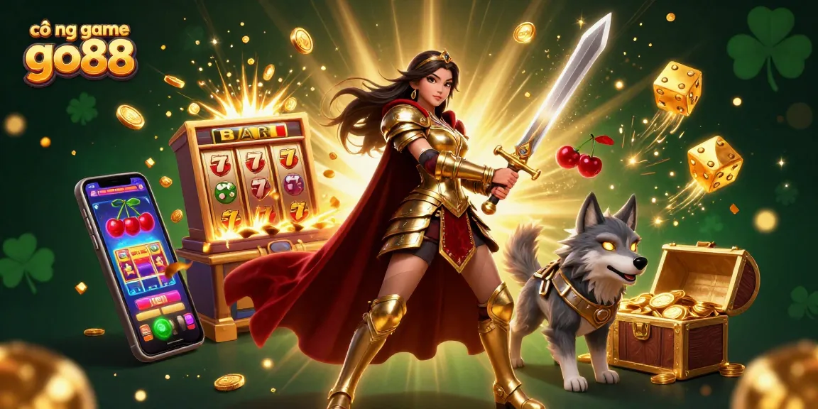 Catch amazing wins at cổng game go88 with vibrant 3D visuals showcasing exciting gaming elements.