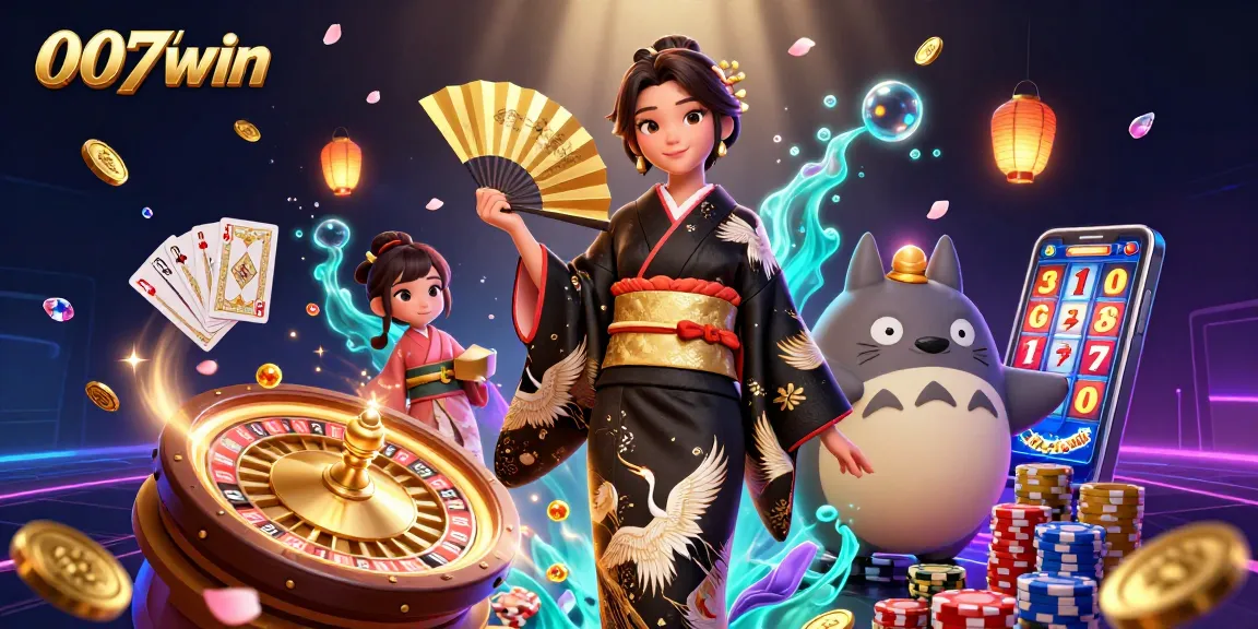 Experience the thrilling world of 007win with elegant characters and dynamic casino elements.