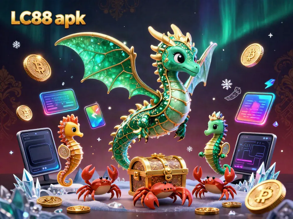 Experience exciting gameplay with LC88 apk featuring vibrant characters and crypto game elements.