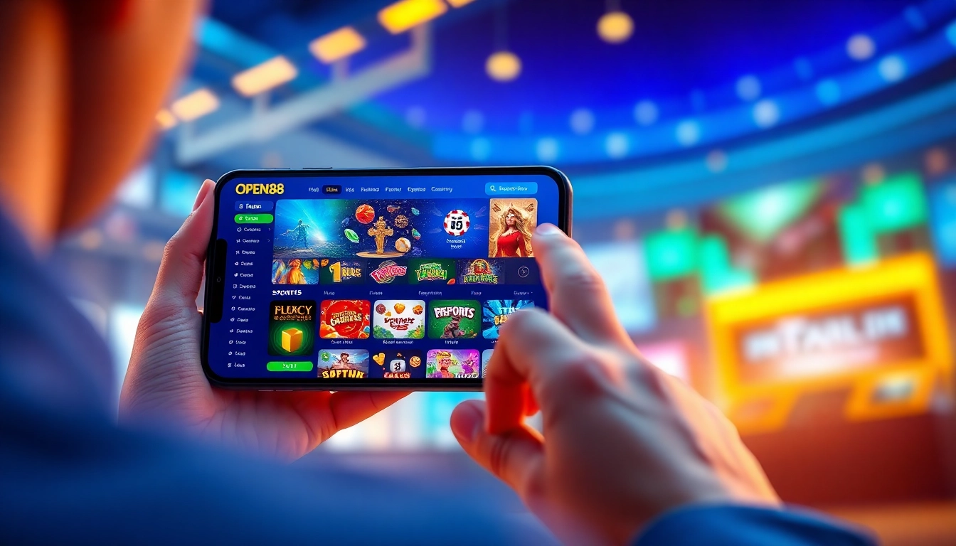 Experience OPEN88 online betting with vibrant games, sports, and eSports.