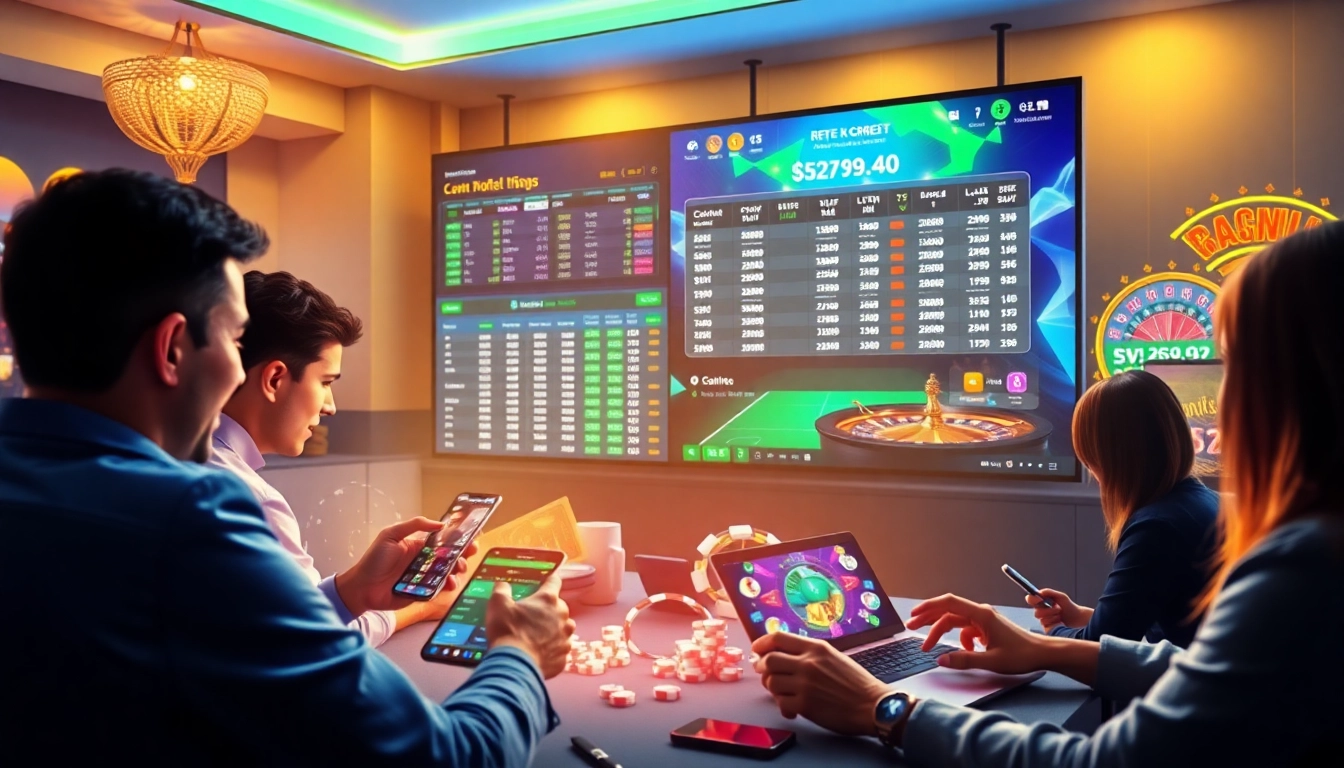 Exciting online betting scene showcasing 77EE's digital casino and sports betting.