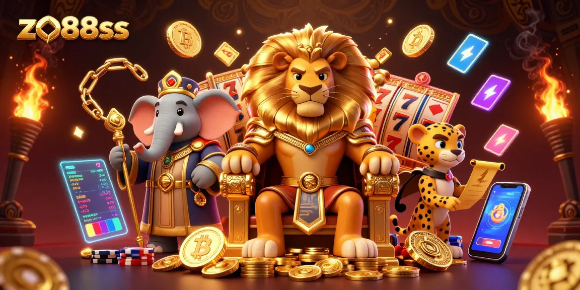 Experience the excitement of zo88sss with a vibrant 3D casino scene full of engaging characters and thrilling elements.
