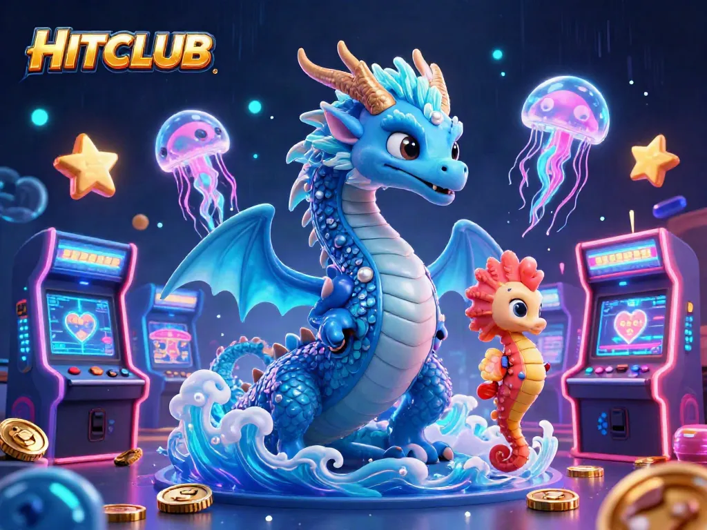Engage with HITCLUB's vibrant gaming universe featuring dynamic characters and casino elements.
