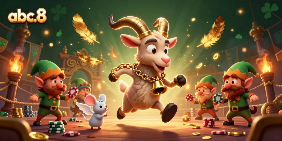 Engage with the festive atmosphere at abc.8, featuring Krampus and gremlins in a holiday horror casino scene.