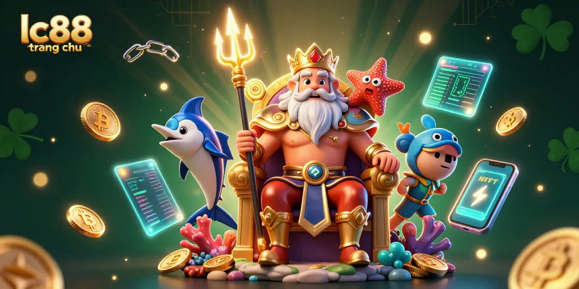 Take a chance in lc88 trang chu's exhilarating casino world featuring Neptune and crypto elements.
