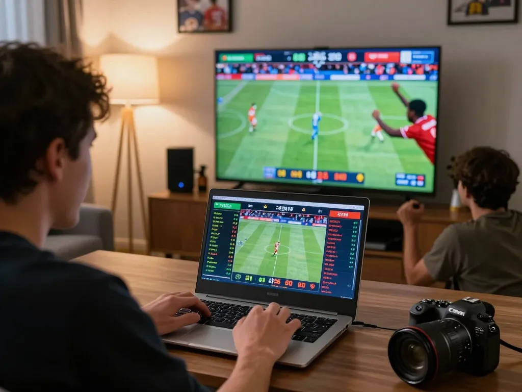 Xo88 user passionately placing sports bets online with friends during a thrilling game.