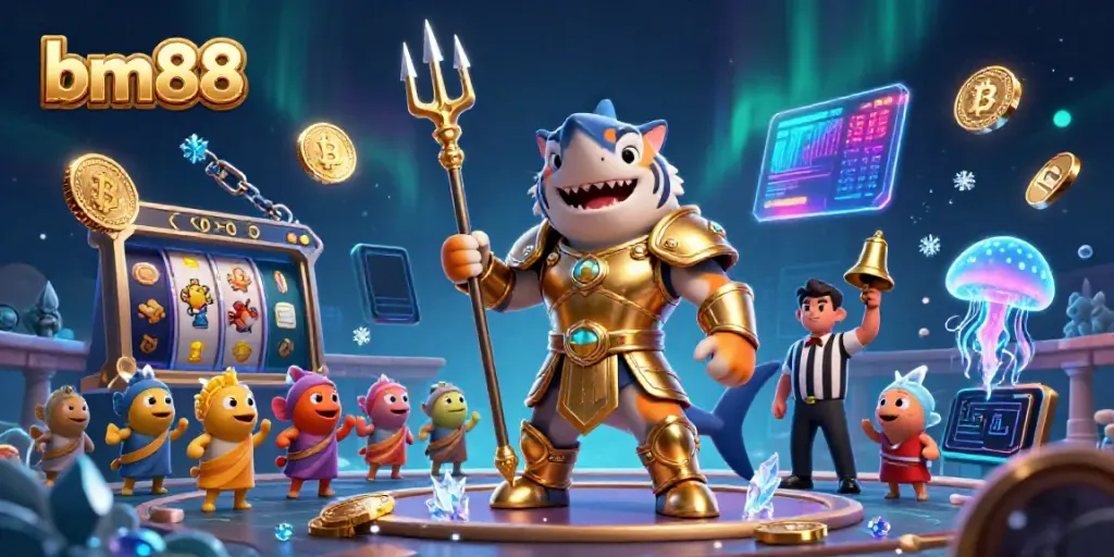 Bettors enjoy thrilling online gaming experiences at bm88 with an underwater casino theme.