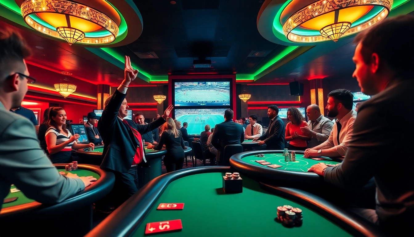 Placing bets on rugby paris sportif while enjoying a lively casino atmosphere full of excitement.