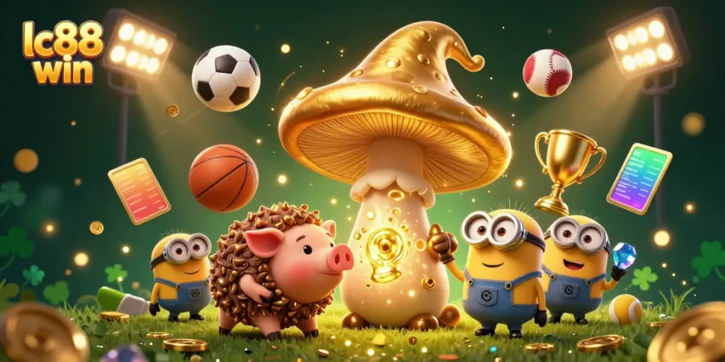 Experience thrills at lc88 win with magical wizardry, treasure, and dynamic sports gambling elements.