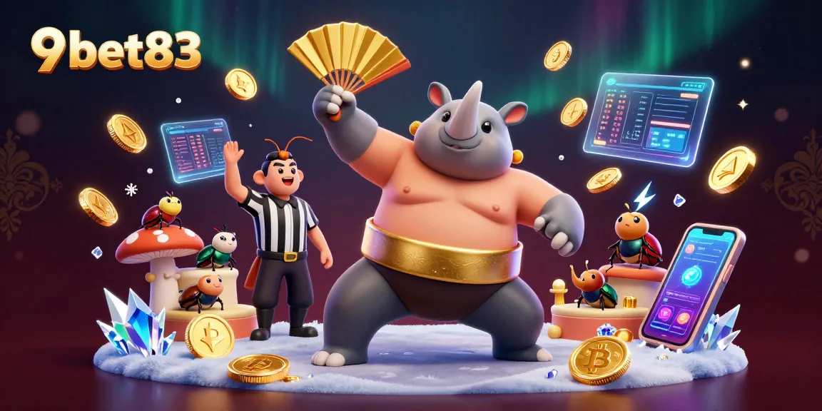 Experience thrilling moments at 9bet83 as the beetle champion stomps gold coins in a vibrant 3D casino