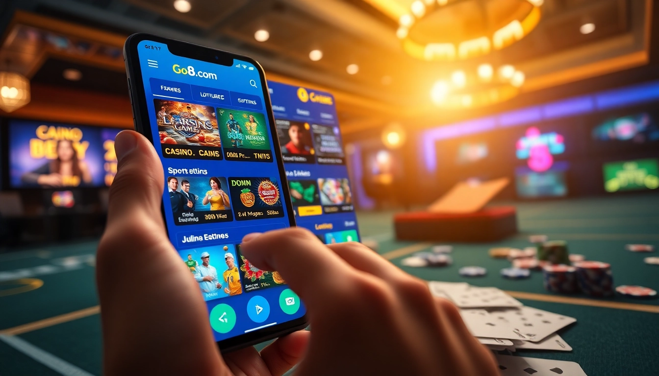 Experience go8.com, a premier online gambling platform with sleek user interface and dynamic gaming options.