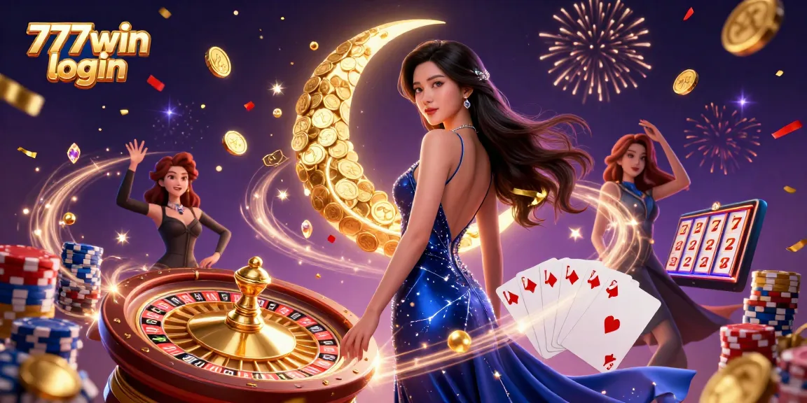 Rasakan kegembiraan login 777win dengan ilustrasi kasino kami yang dinamis dan menarik menampilkan permainan dan kemenangan.