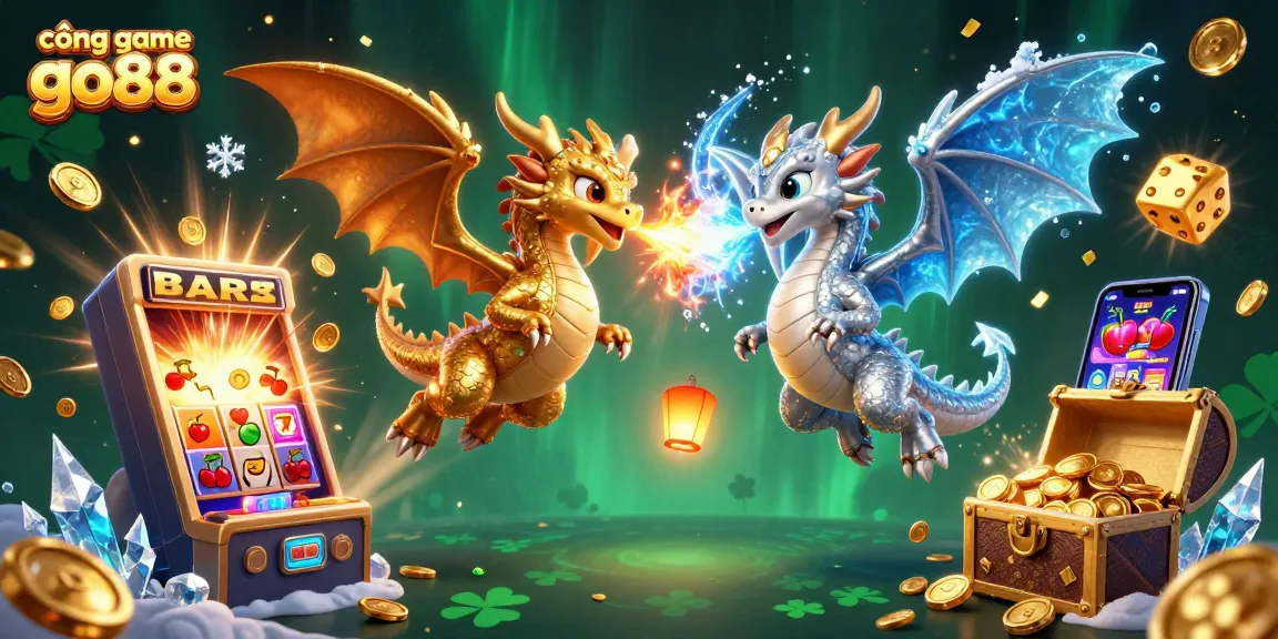 Experience the thrill of cổng game go88 with dynamic dragons and vibrant casino elements.