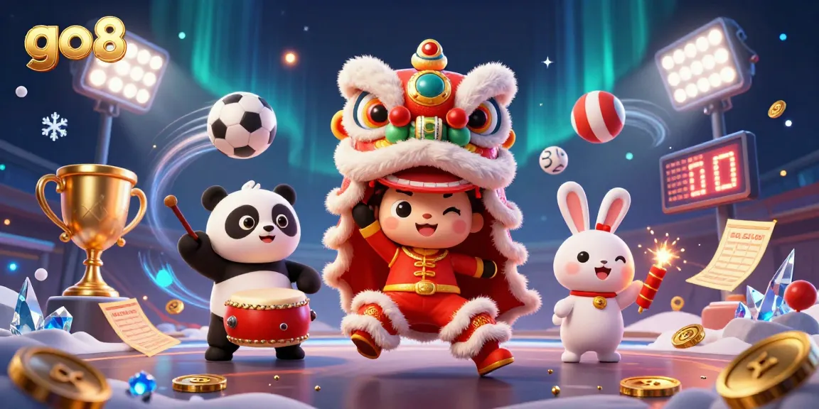 Bet on exciting games at go8 with unique characters celebrating Chinese New Year.
