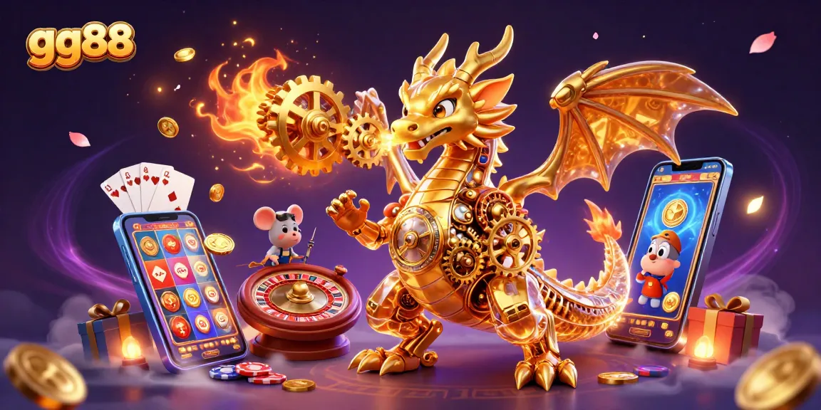 Spin to win at gg88 with the golden dragon and immersive gaming elements.
