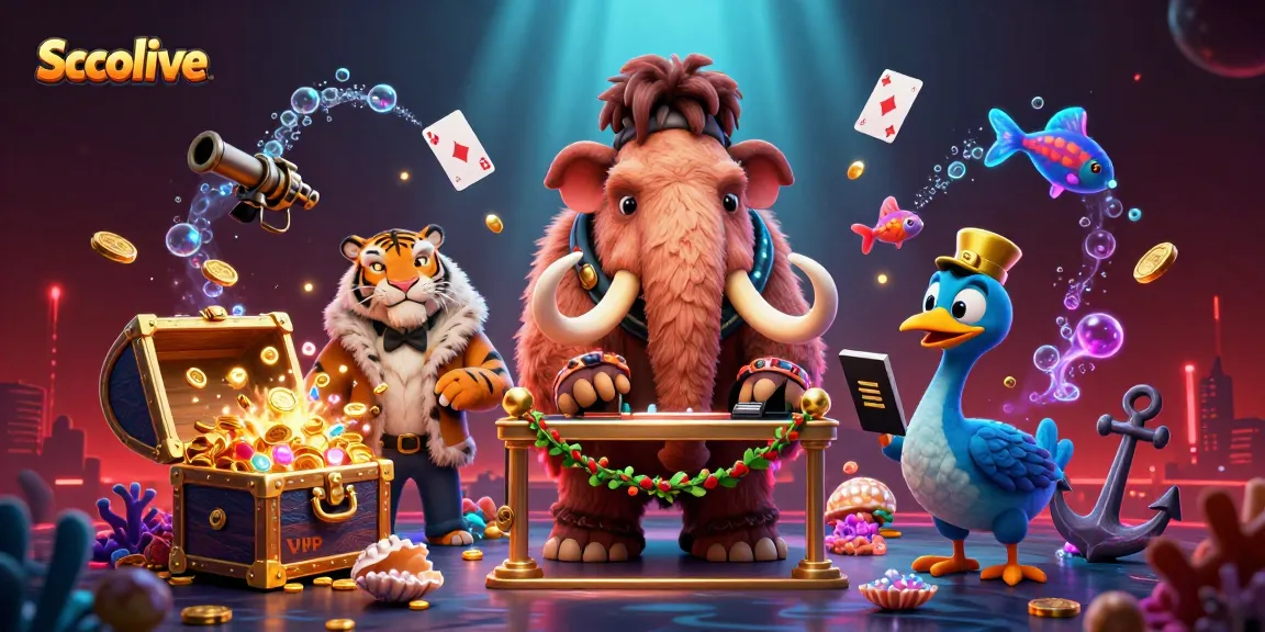 Socolive delivers an engaging casino experience with its animated characters in a lively gambling scene.