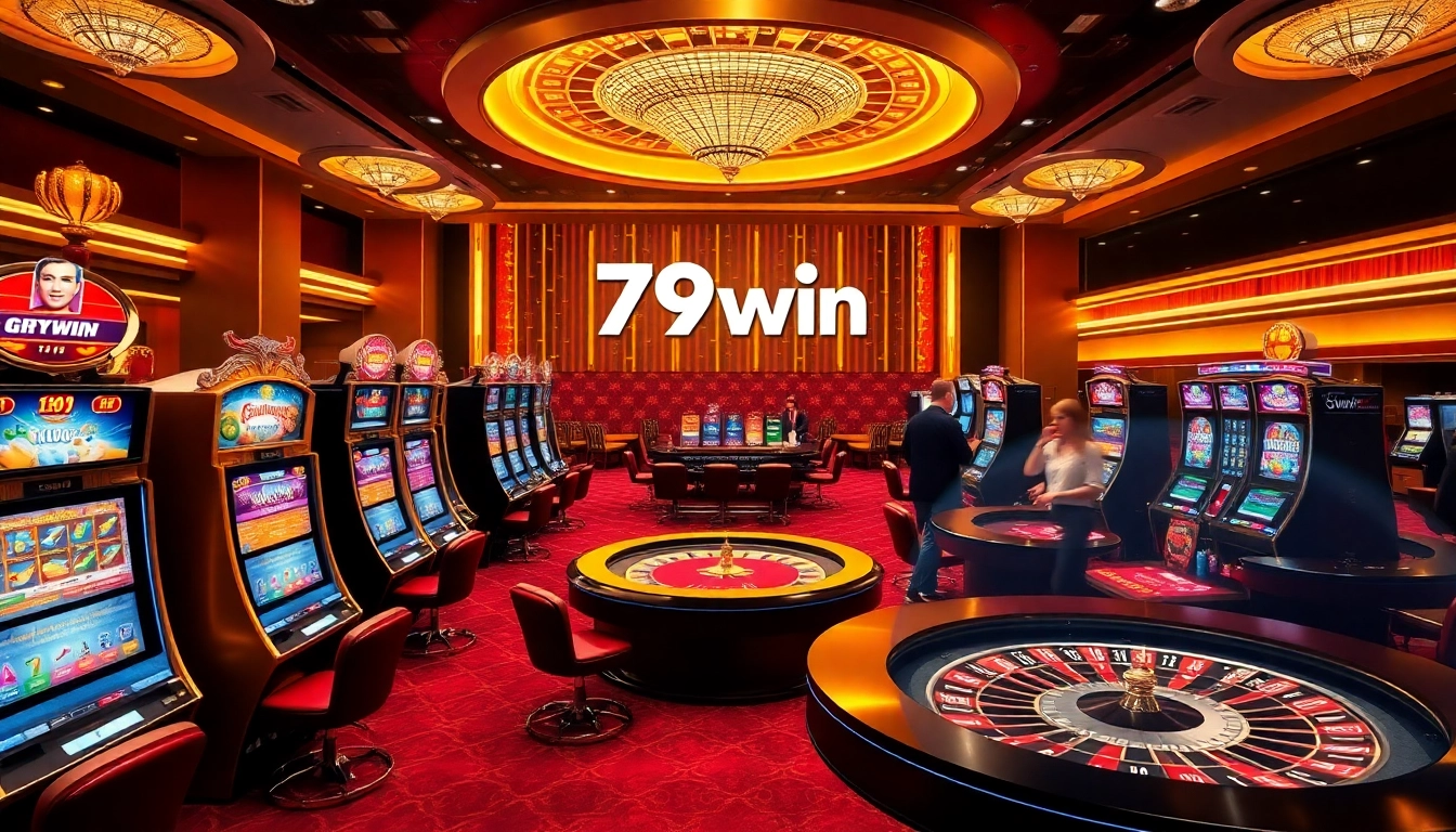 Experience the thrill of high-stakes gaming at 79win's luxurious online casino.