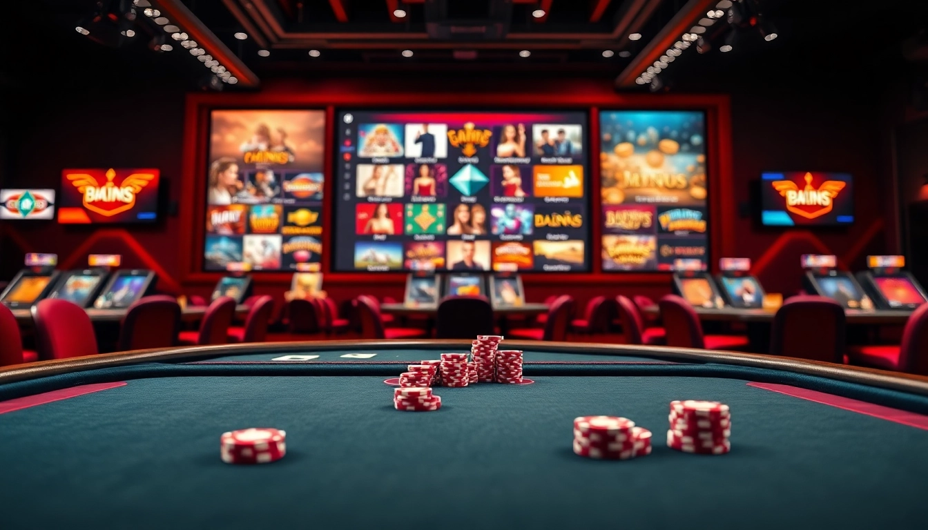 Experience the excitement of the best online casinos Ontario with vibrant gaming tables and rich colors.