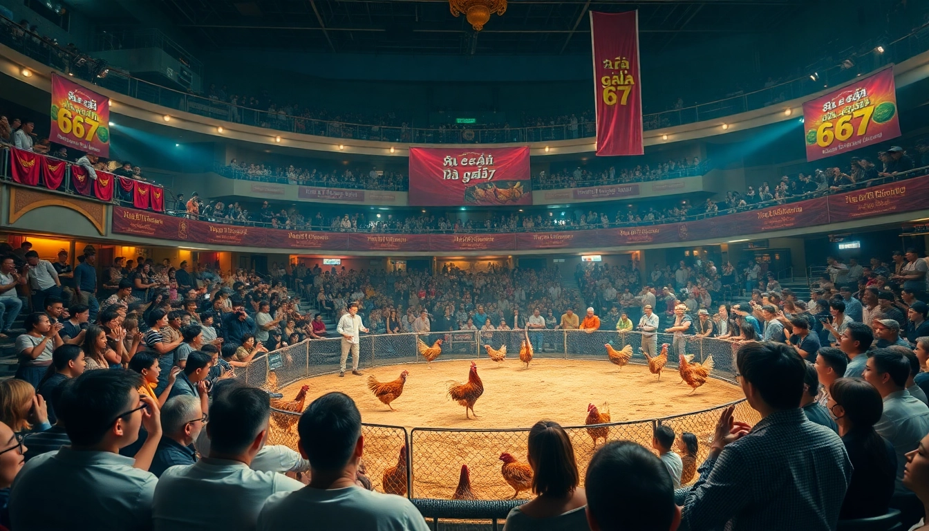 Watch the thrilling action of đá gà 67 as expert fighters compete in a high-stakes arena.