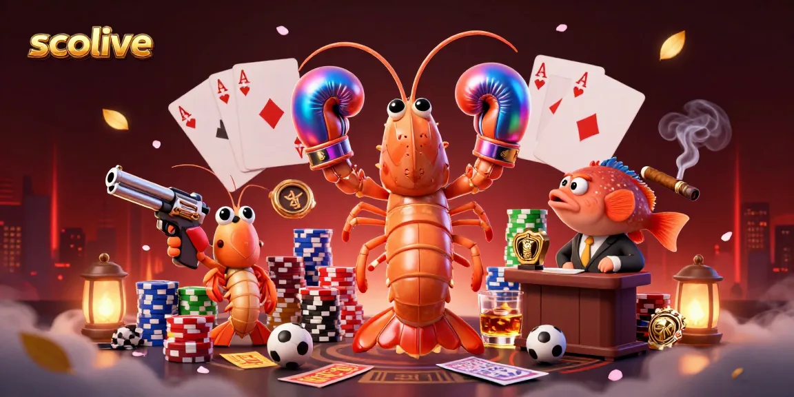 Socolive offers a vibrant sports betting experience, featuring dynamic characters and betting slips in a lively casino atmosphere.