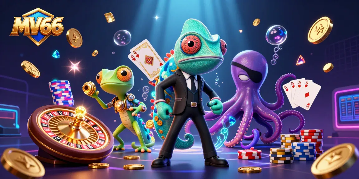 Witness MV66's thrilling gambling adventure featuring vibrant characters and engaging casino elements.