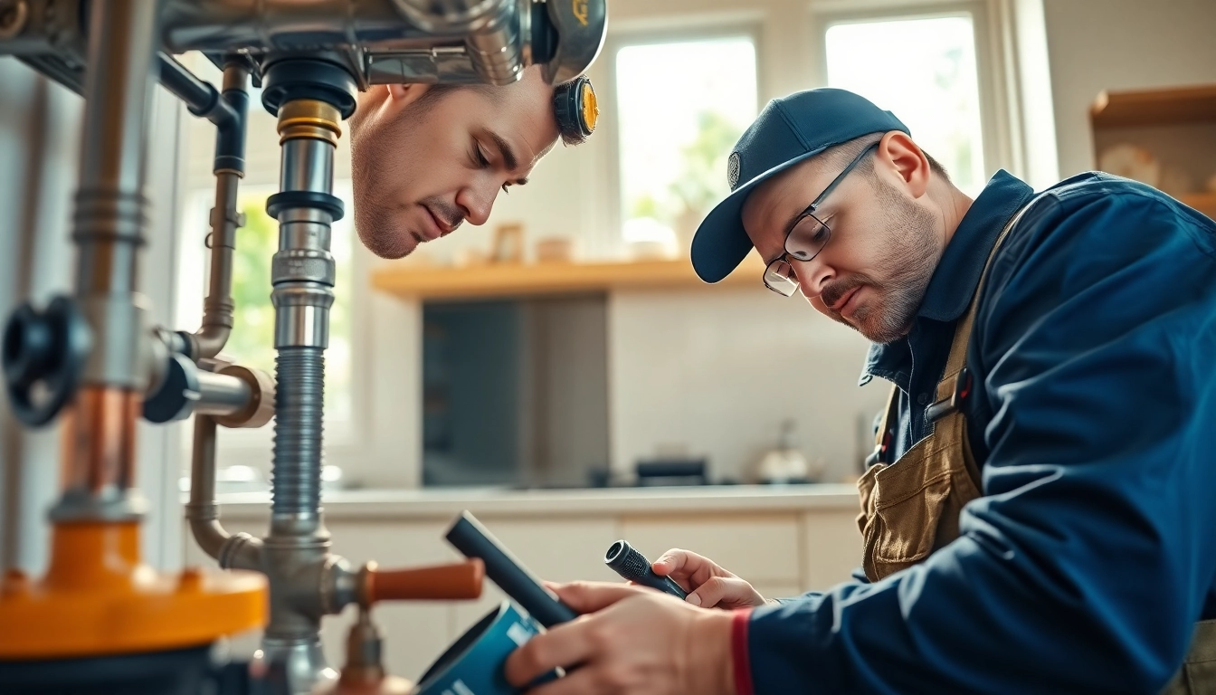 Plumber West Vancouver fixing pipes in a modern kitchen, exemplifying reliability and professionalism.
