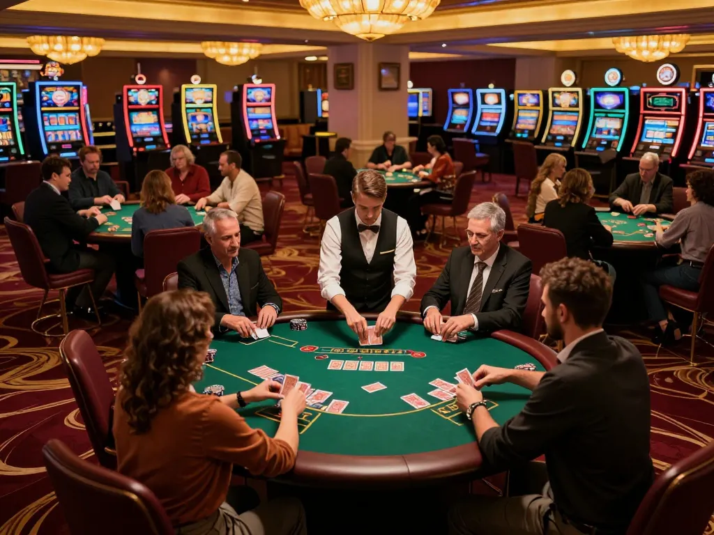 Experience exciting gameplay at ok8386.autos with vibrant poker tables and engaging players creating an immersive casino atmosphere.