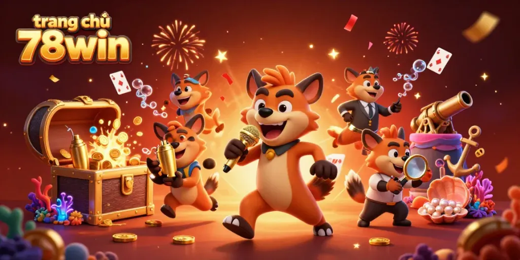 Enjoy exciting moments at trang chủ 78win with hyenas in a vibrant casino scene.