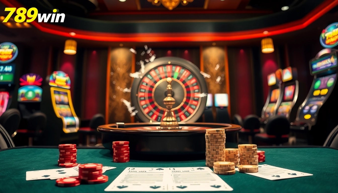 Experience the luxury of gambling at 789win with poker tables and thrilling slot machines.