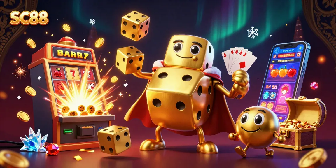 Experience the thrilling SC88 action with dynamic dice golem and exciting casino elements.