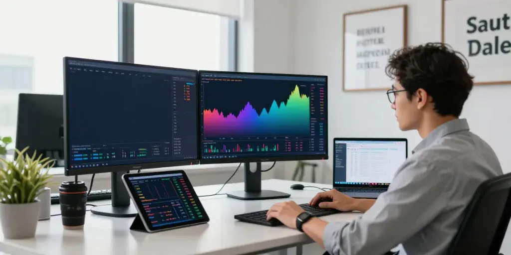 Automated trading analysis at quantumaiplatform.ca reflecting dynamic market trends.