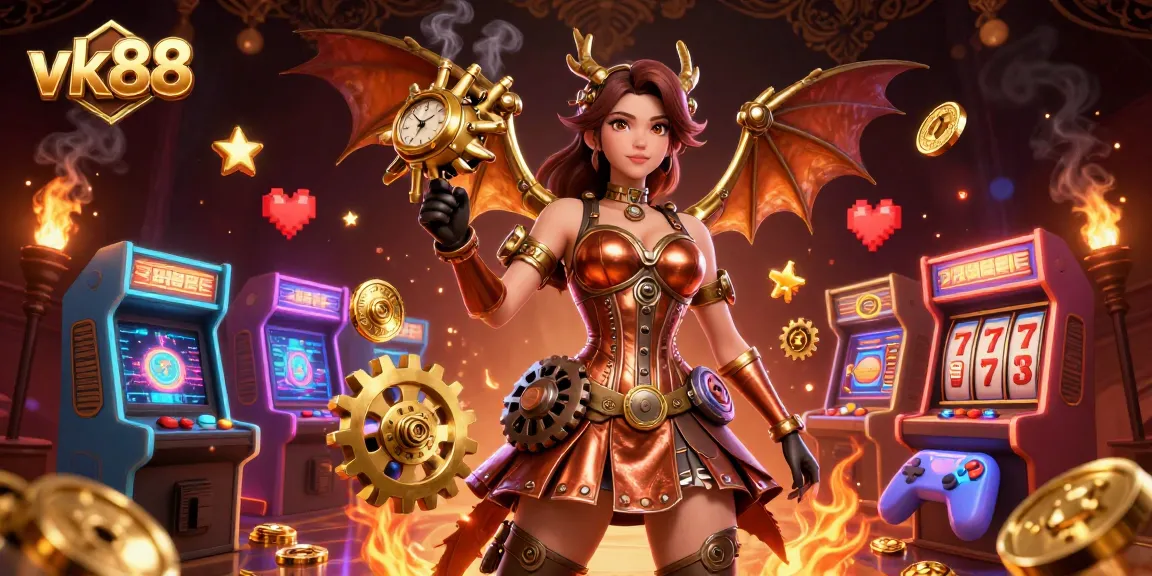Experience thrilling games at vk88 with vibrant steampunk-themed casino action and immersive graphics.