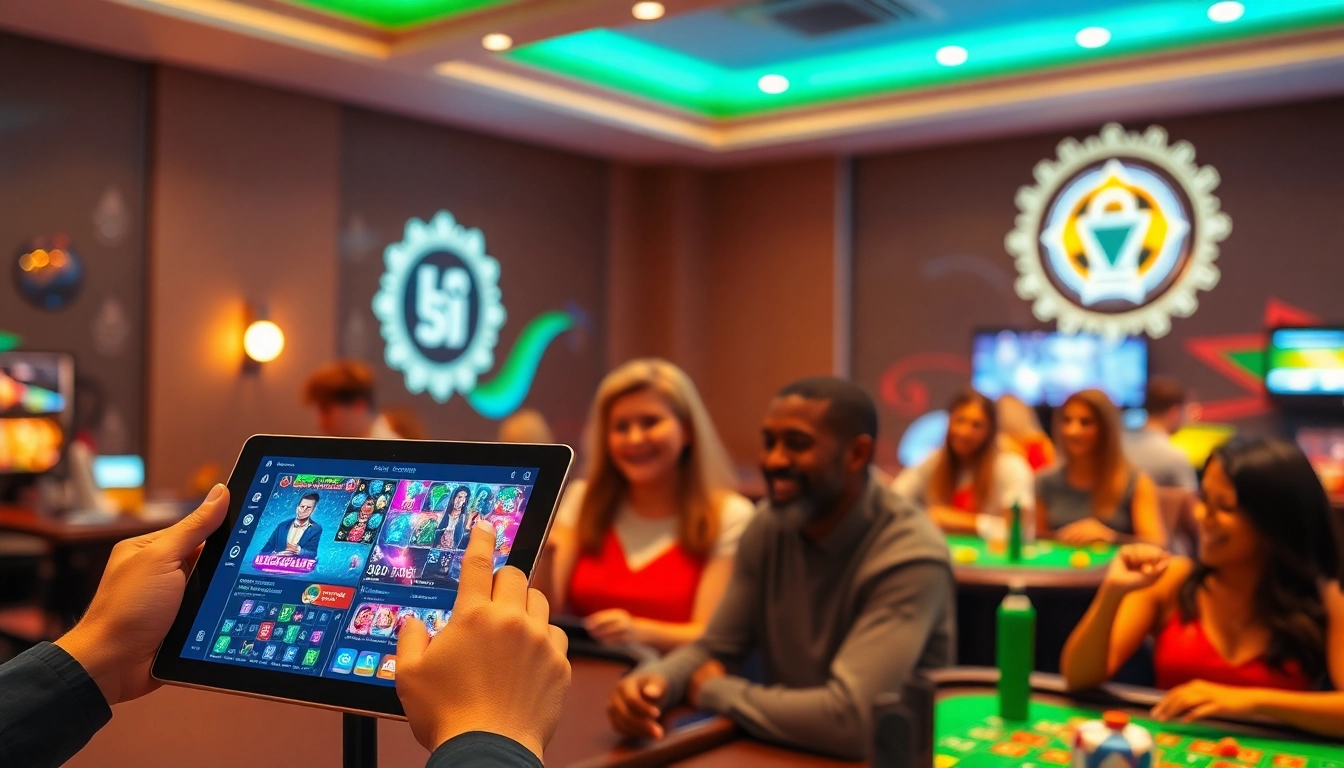 Experience immersive gaming on 55V5V's modern platform with engaging visuals of online slots and live tables.